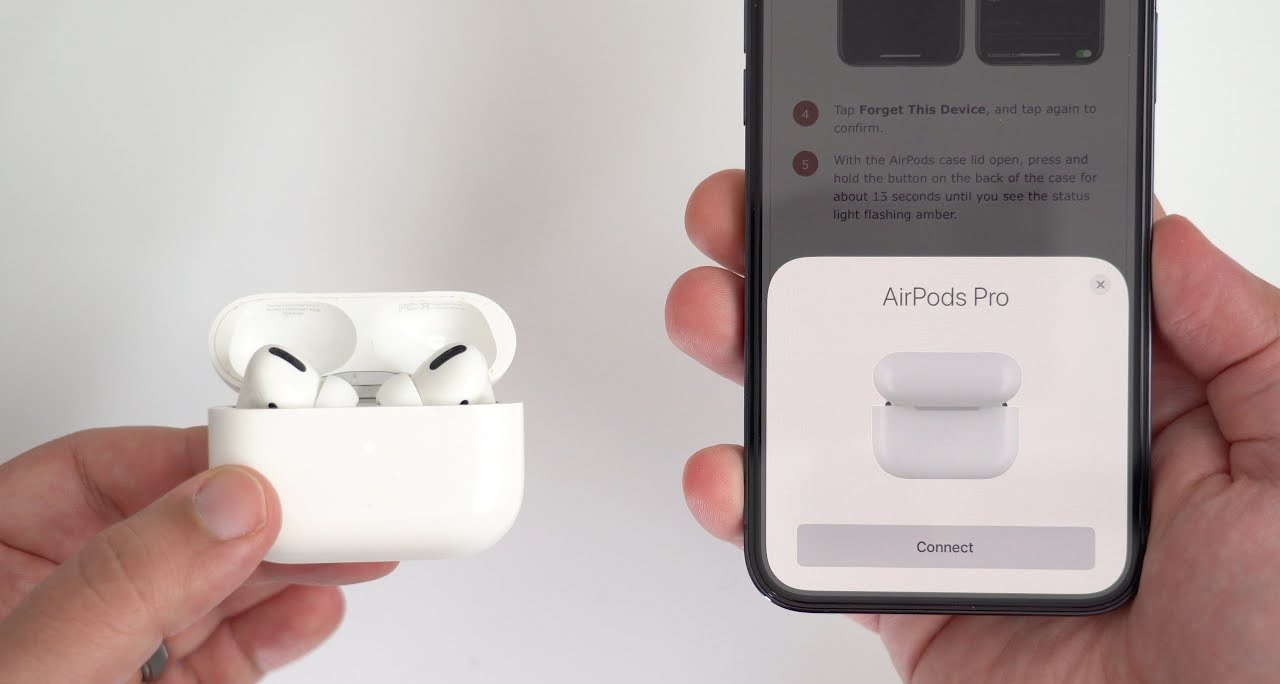 how to reset airpods