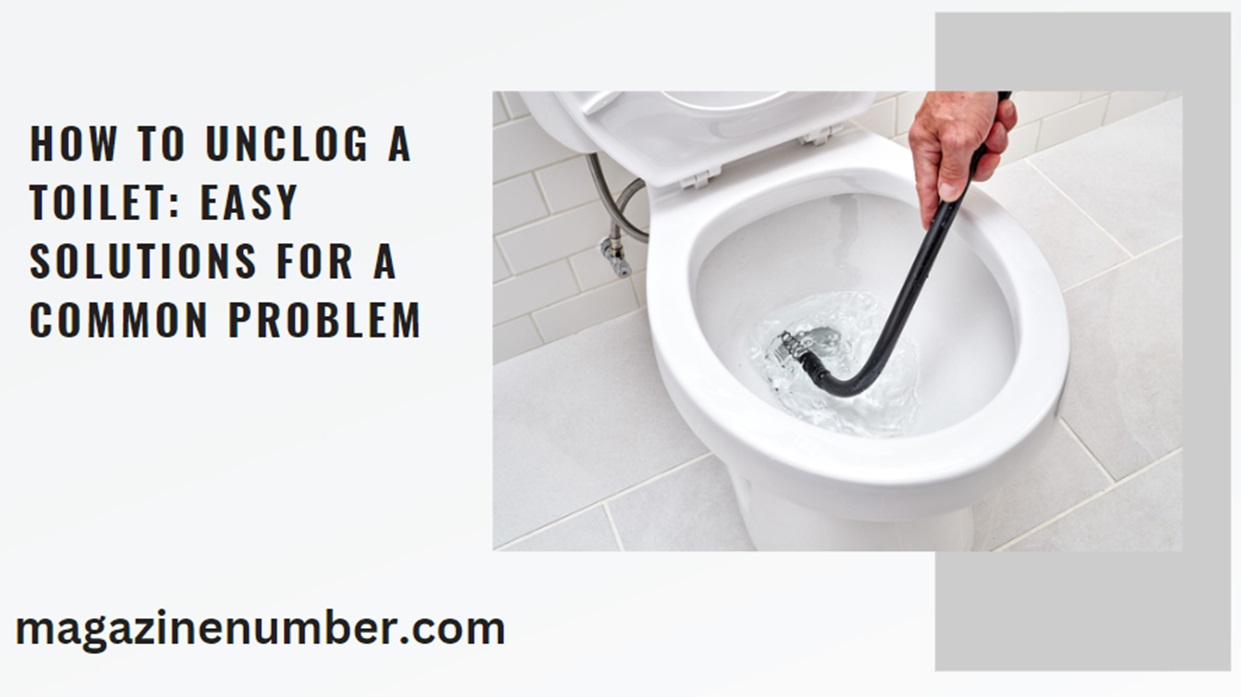 how to unclog a toilet